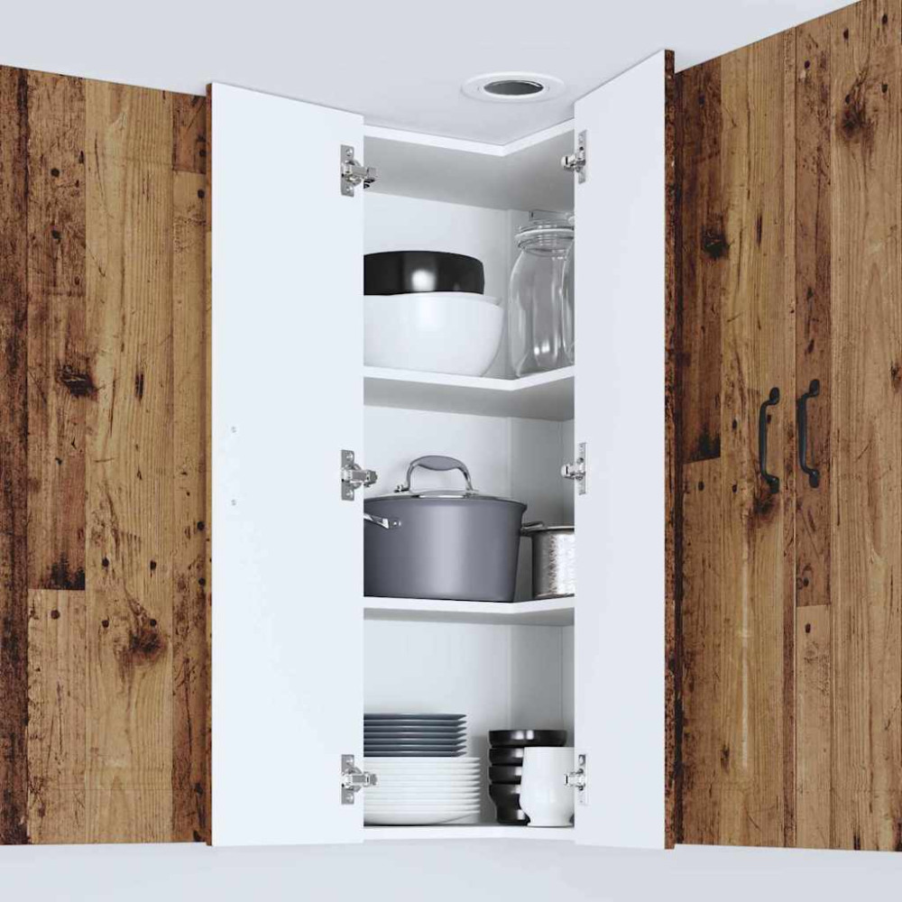 Produktbild för Diskmaskin panel Kalmar Gammalt trä 57 x 57 x 100 cm