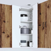 Produktbild för Diskmaskin panel Kalmar Gammalt trä 57 x 57 x 100 cm