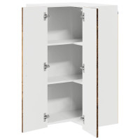 Produktbild för Diskmaskin panel Kalmar Gammalt trä 57 x 57 x 100 cm