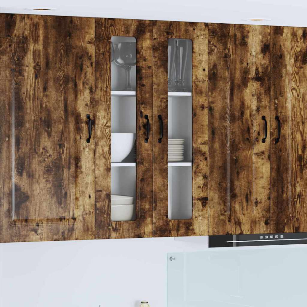 Produktbild för Diskmaskin panel Kalmar Rökt ek 60 x 31 x 100 cm