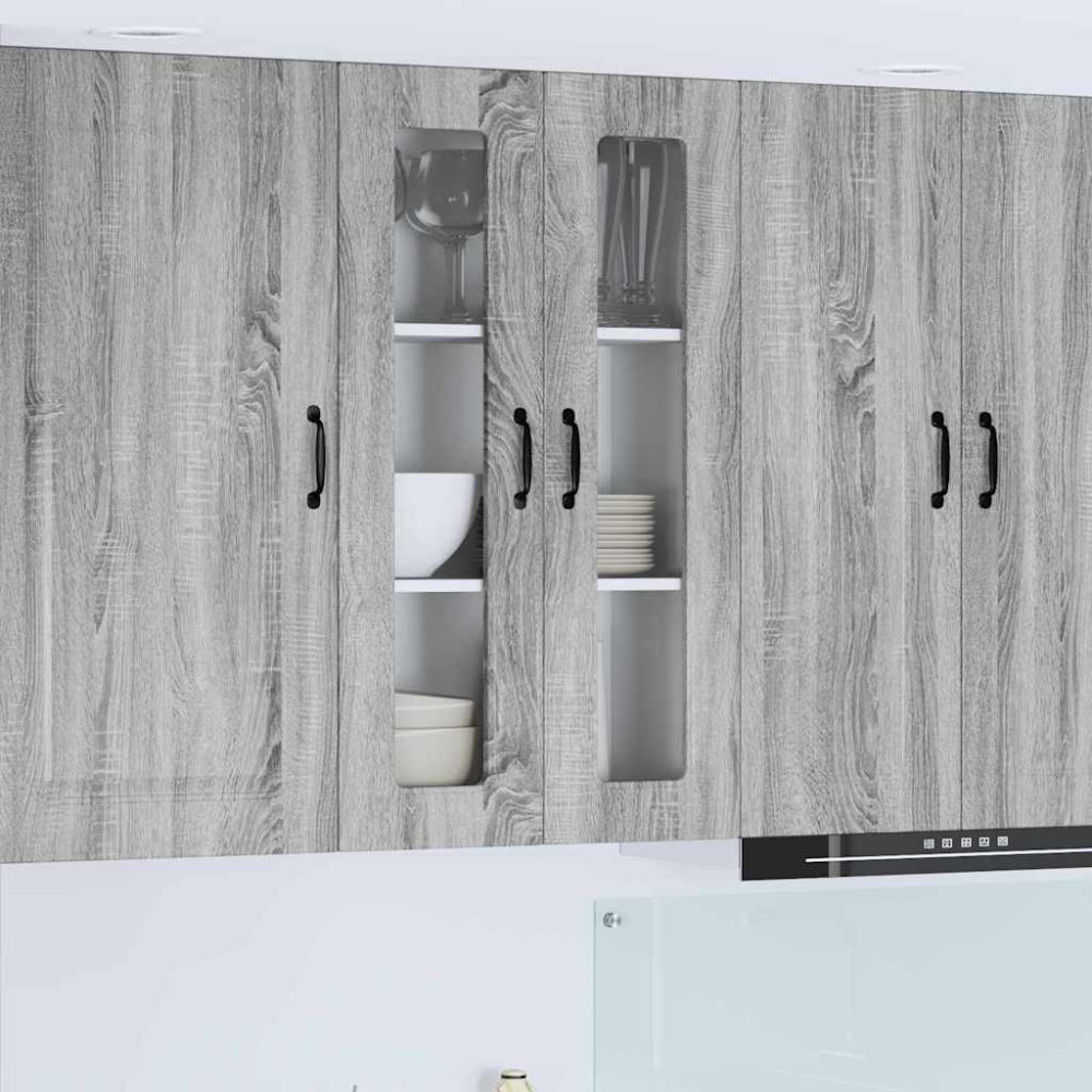 Produktbild för Diskmaskin panel Kalmar Grå Sonoma 60 x 31 x 100 cm