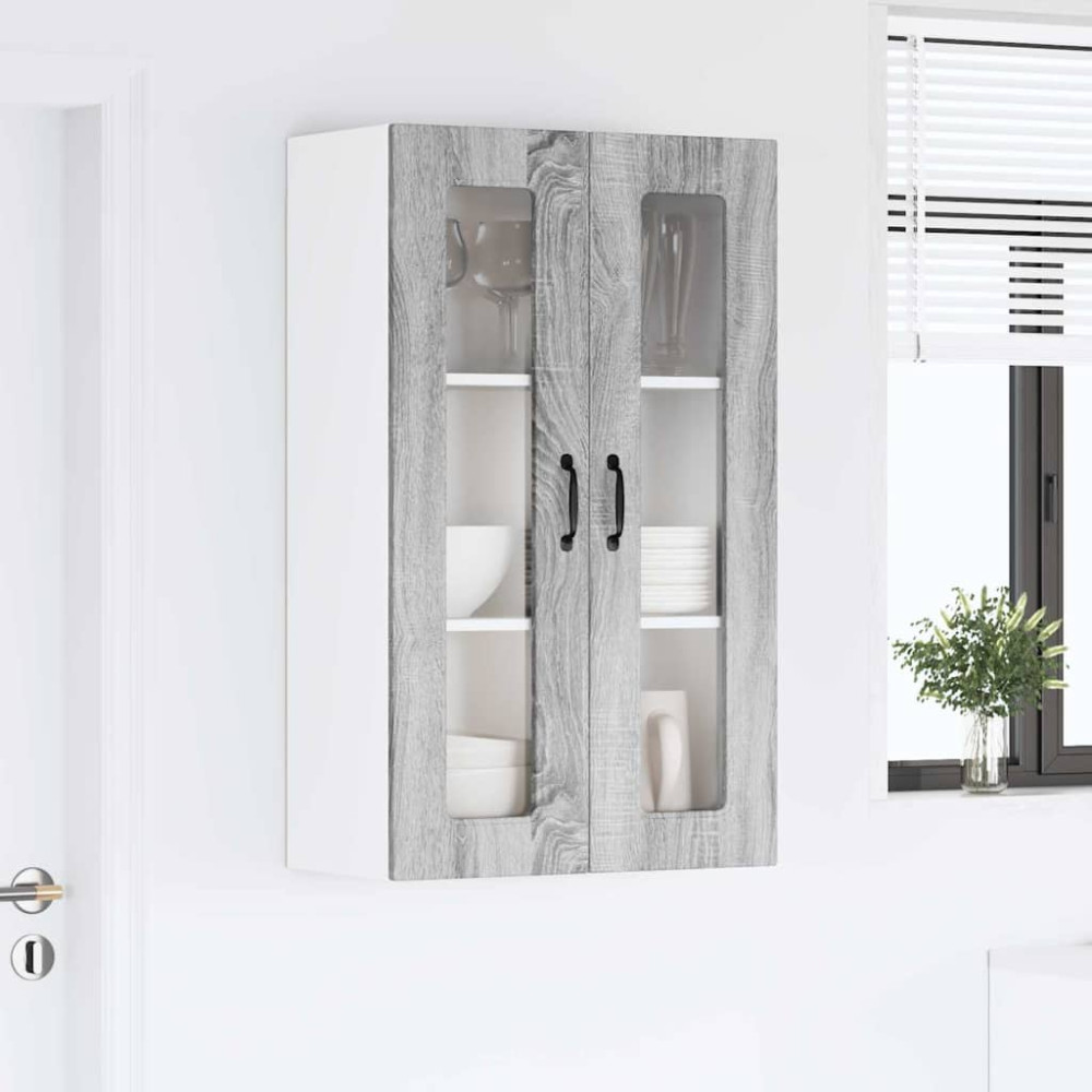 Produktbild för Diskmaskin panel Kalmar Grå Sonoma 60 x 31 x 100 cm