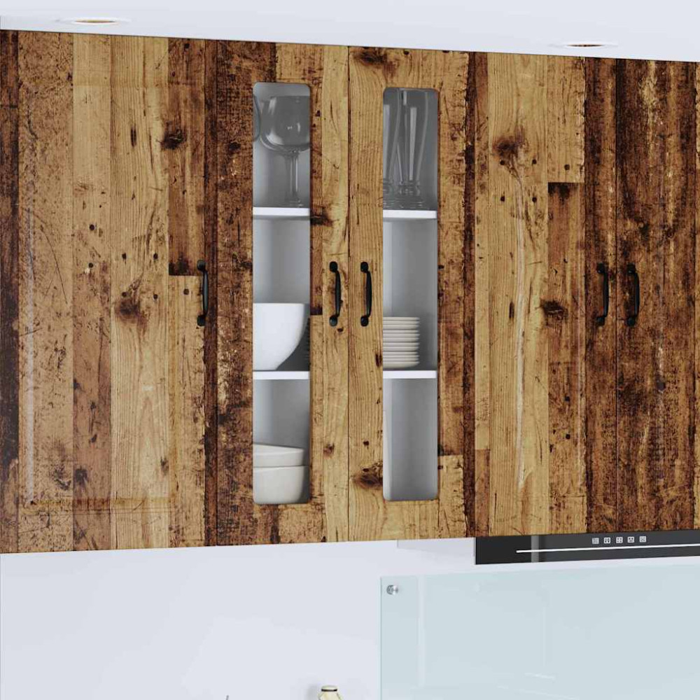 Produktbild för Diskmaskin panel Kalmar Gammalt trä 60 x 31 x 100 cm