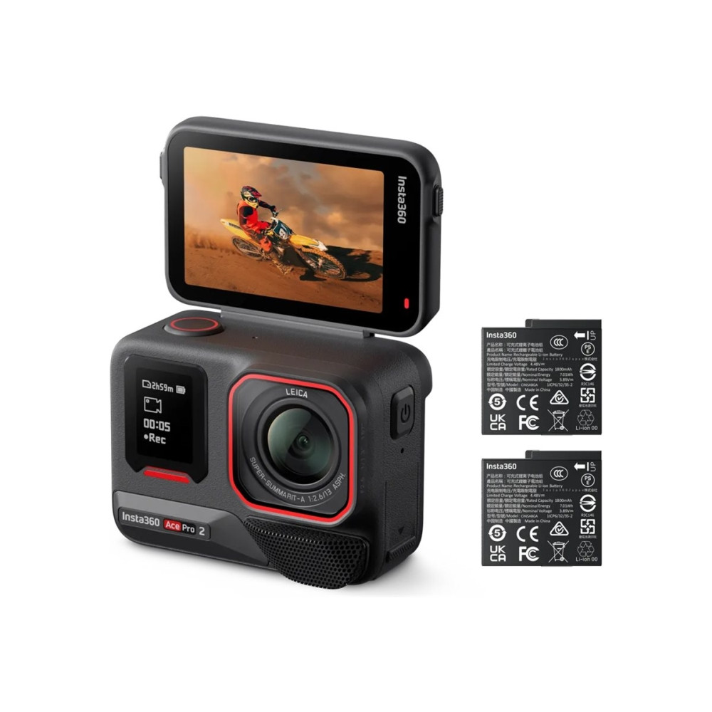 Produktbild för Insta360 Ace Pro 2 - Dual Battery Standard Bundle - aktionkamera - Leica