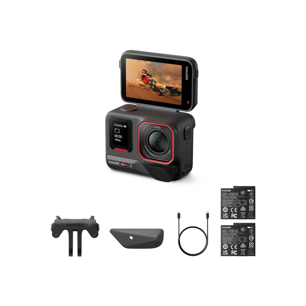 Produktbild för Insta360 Ace Pro 2 - Dual Battery Standard Bundle - aktionkamera - Leica
