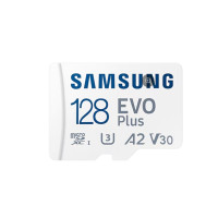 Produktbild för Samsung EVO Plus MB-MC128S - flash-minneskort - 128 GB - mikroSDXC UHS-I
