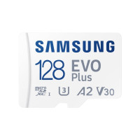 Produktbild för Samsung EVO Plus MB-MC128S - flash-minneskort - 128 GB - mikroSDXC UHS-I
