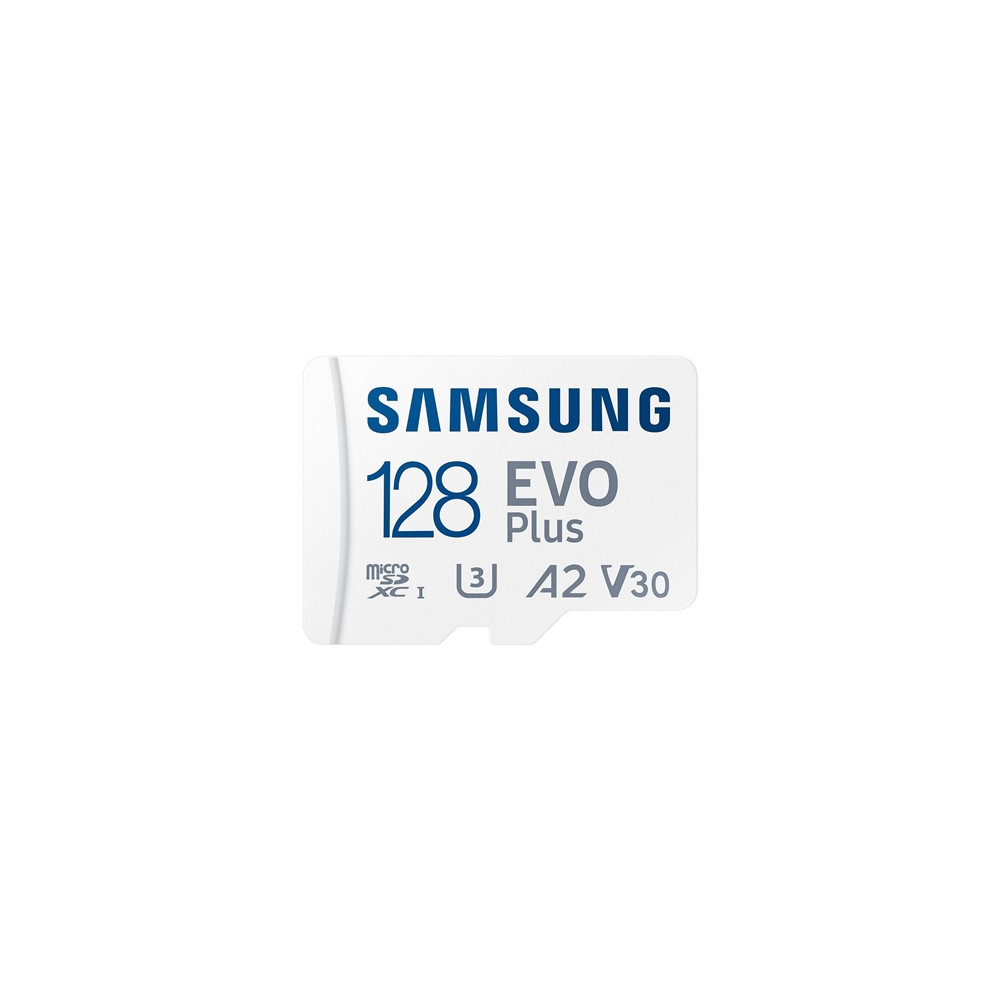 Produktbild för Samsung EVO Plus MB-MC128S - flash-minneskort - 128 GB - mikroSDXC UHS-I