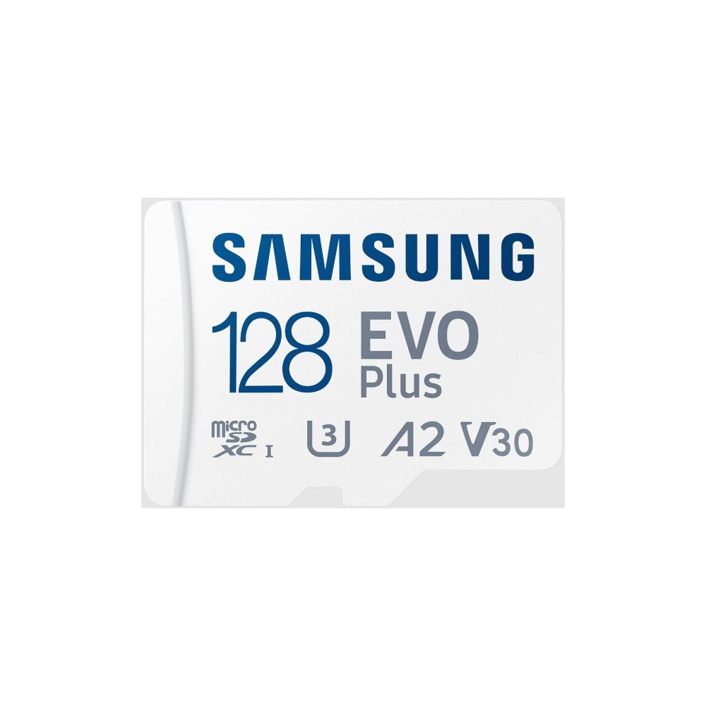Produktbild för Samsung EVO Plus MB-MC128S - flash-minneskort - 128 GB - mikroSDXC UHS-I