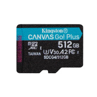 Produktbild för Kingston Canvas Go! Plus - flash-minneskort - 512 GB - mikroSDXC UHS-I