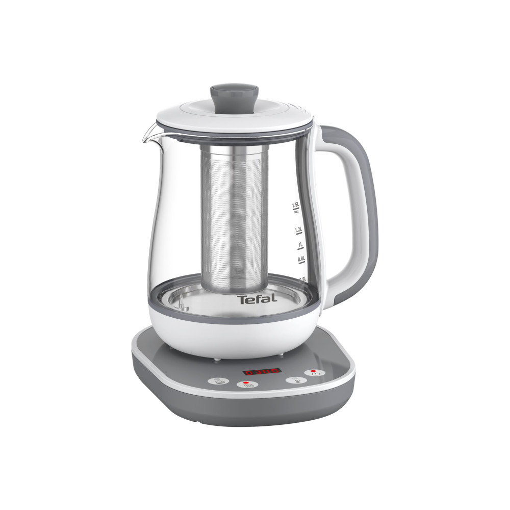 Produktbild för Tefal Tastea BJ551B10 - tebryggare/kittel - vit / grå