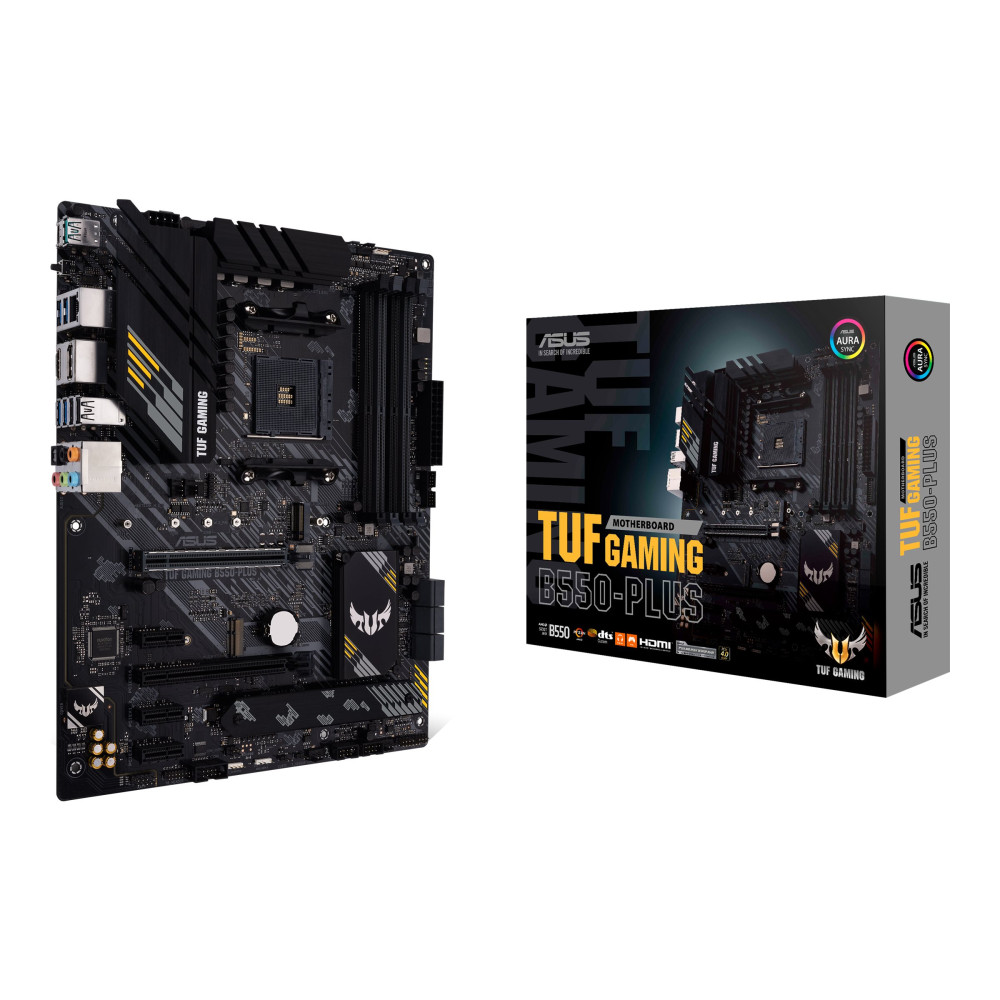 Produktbild för ASUS TUF GAMING B550-PLUS - moderkort - ATX - Socket AM4 - AMD B550