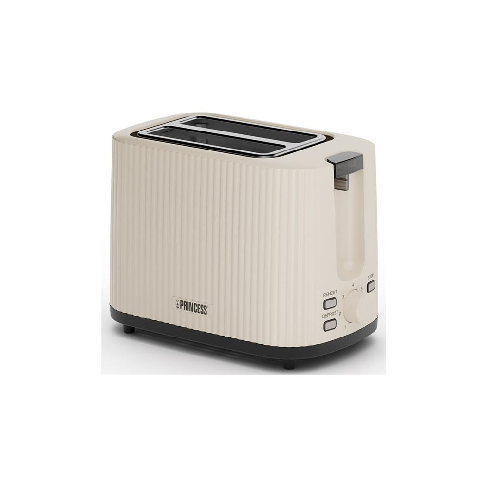 Produktbild för Princess Wave brödrost - beige