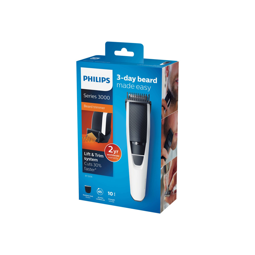 Produktbild för Philips BeardTrimmer Series 3000 BT3206 - trimmer