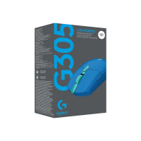 Produktbild för Logitech G G305 - mus - 2.4 GHz - blå