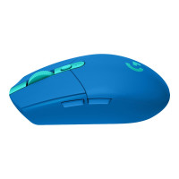 Produktbild för Logitech G G305 - mus - 2.4 GHz - blå