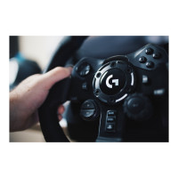 Produktbild för Logitech G923 - ratt- och pedaluppsättning - kabelansluten