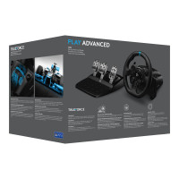 Produktbild för Logitech G923 - ratt- och pedaluppsättning - kabelansluten