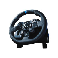Produktbild för Logitech G923 - ratt- och pedaluppsättning - kabelansluten