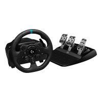Produktbild för Logitech G923 - ratt- och pedaluppsättning - kabelansluten