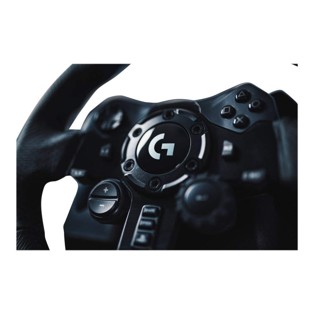 Produktbild för Logitech G923 - ratt- och pedaluppsättning - kabelansluten