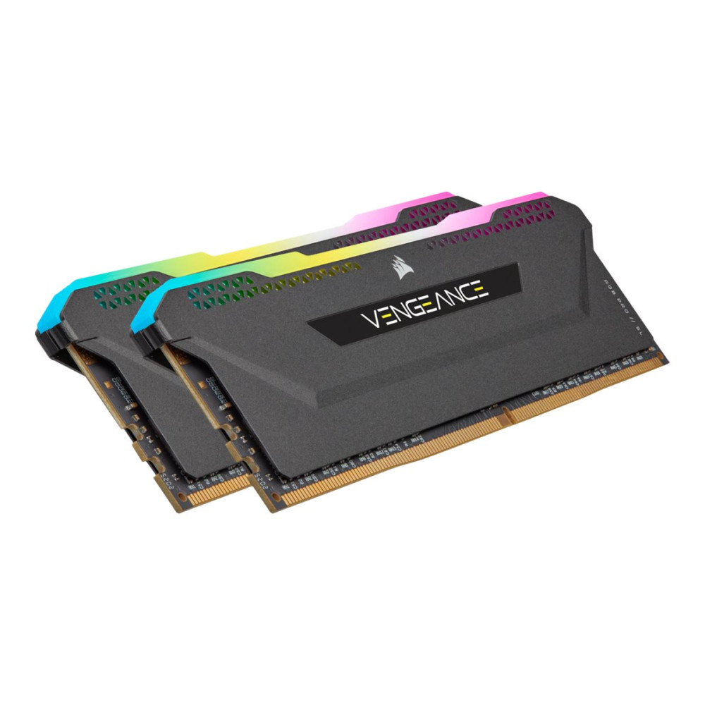 Produktbild för CORSAIR Vengeance RGB PRO SL - DDR4 - sats - 16 GB: 2 x 8 GB - DIMM 288-pin / PC4-25600 - ej buffrad