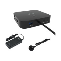 Produktbild för i-Tec - dockningsstation - USB-C 3.1 Gen 2 / Thunderbolt 3 - DP, HDMI - 1GbE
