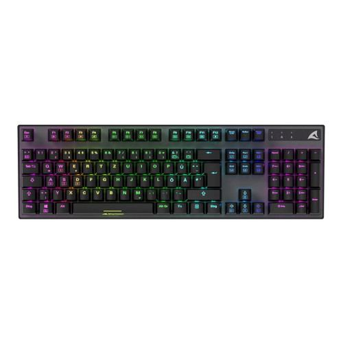 Sharkoon Sharkoon Skiller SGK20 - tangentbord - QWERTZ - tysk Inmatningsenhet