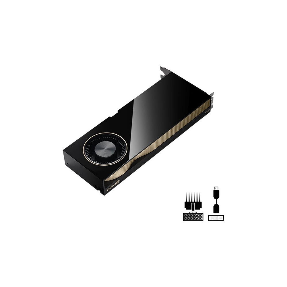 Produktbild för NVIDIA RTX 6000 Ada - grafikkort - NVIDIA RTX 6000 Ada - 48 GB