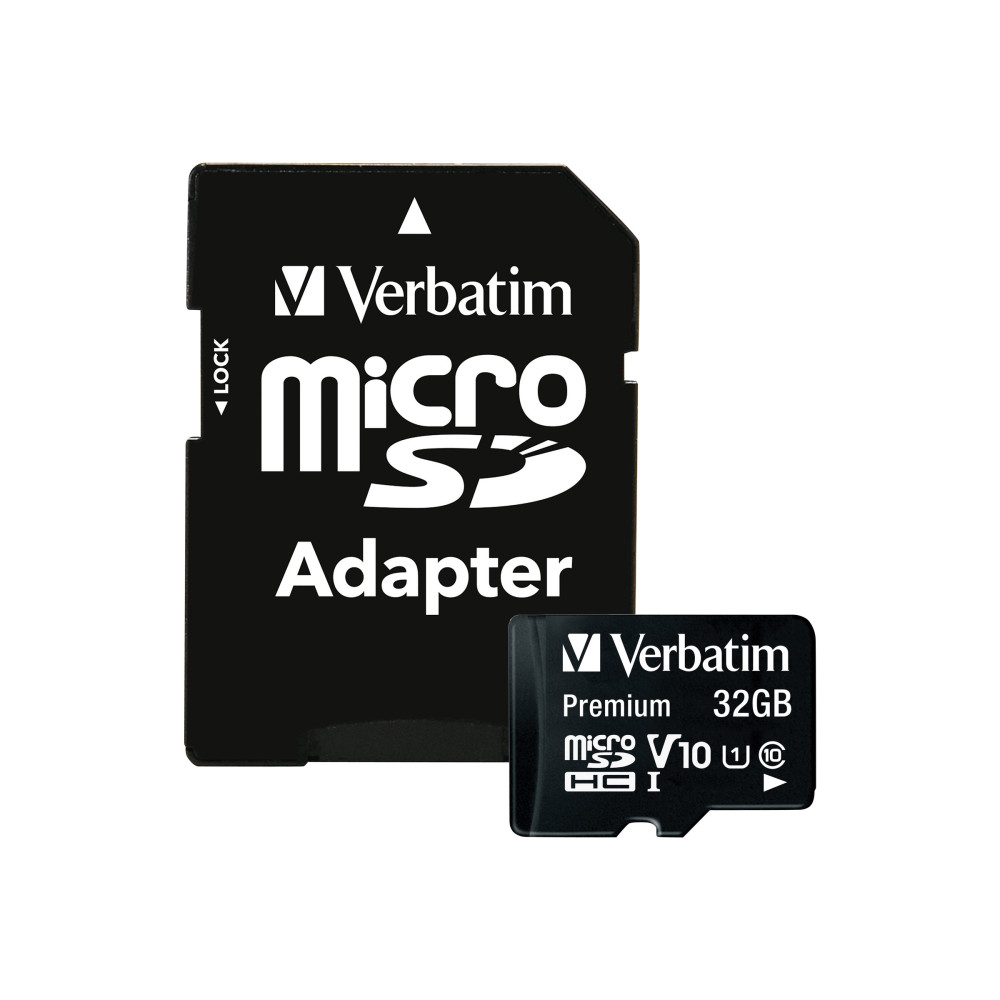 Produktbild för Verbatim - flash-minneskort - 32 GB - microSDHC