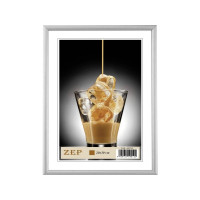 Produktbild för ZEP AL1S4, Enbildsram, Trä, Silver, Bord, Vägg, 20 x 30 cm,...