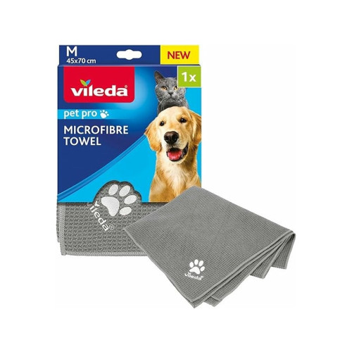 Vileda Vileda 172650, Katt, Hund, Mikrofiber, Grå, M, 450 mm, 700 m...