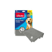 Produktbild för Vileda 172650, Katt, Hund, Mikrofiber, Grå, M, 450 mm, 700 m...