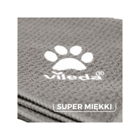Produktbild för Vileda 172650, Katt, Hund, Mikrofiber, Grå, M, 450 mm, 700 m...