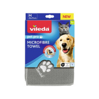 Produktbild för Vileda 172650, Katt, Hund, Mikrofiber, Grå, M, 450 mm, 700 m...