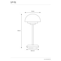 Produktbild för Nielsen Light Toscana Uppladdningsbar Bordslampa