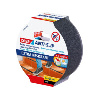 Produktbild för Tesa halksäker dubbelsidig tejp svart 5 m x 50 mm (18357960)