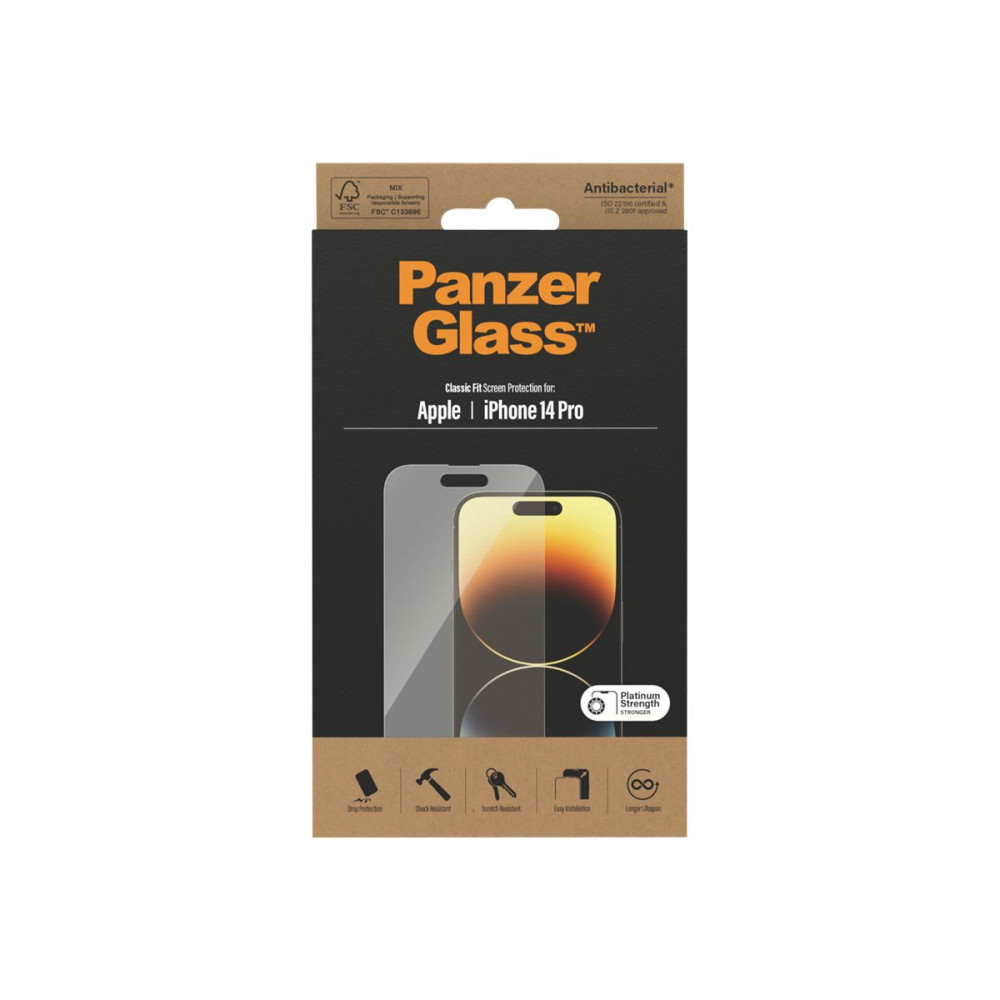 Produktbild för PanzerGlass - skärmskydd för mobiltelefon - klassisk passning