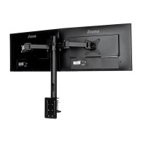 Produktbild för Iiyama DS1002C-B1 monteringssats - justerbar arm - för 2 monitorer - svart