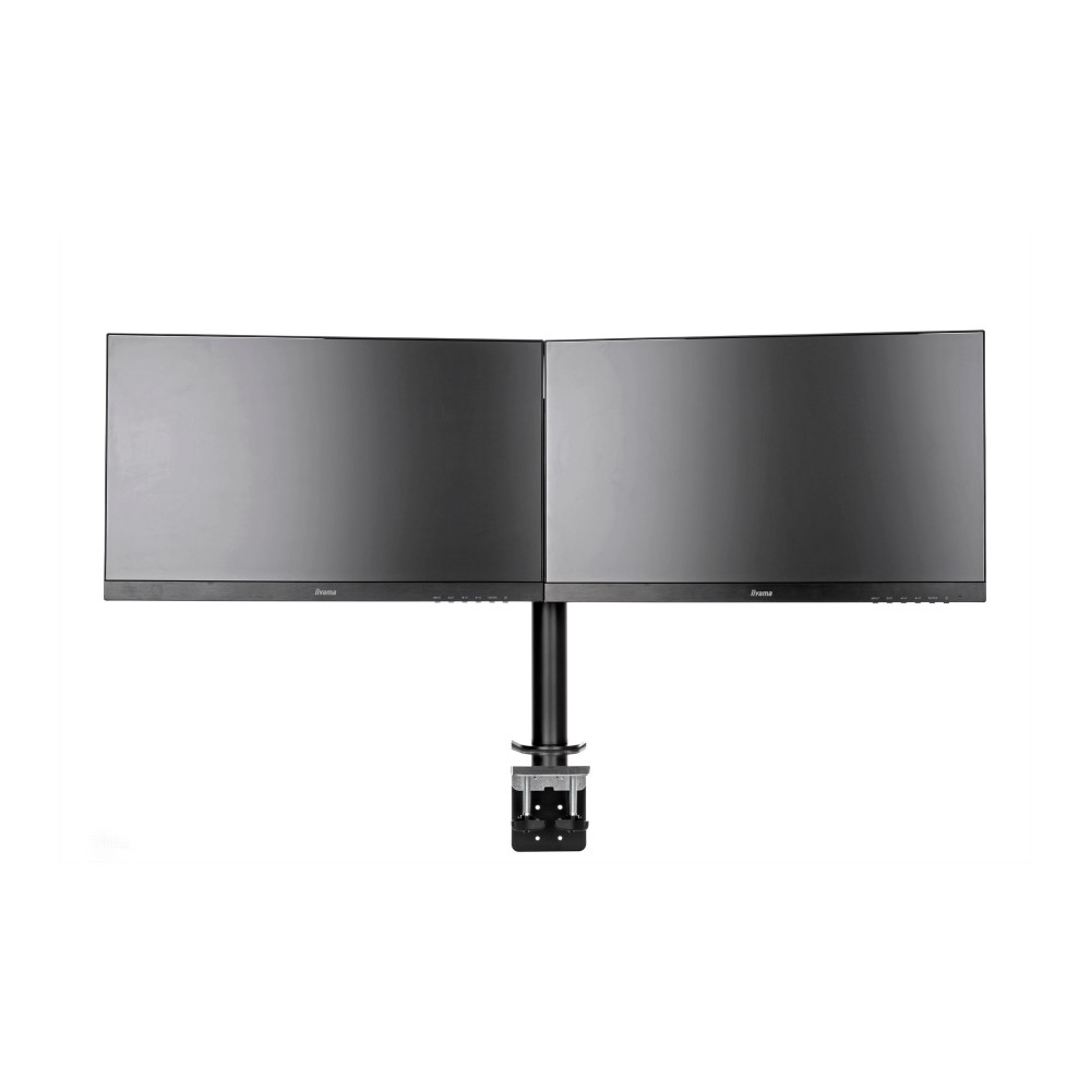 Produktbild för Iiyama DS1002C-B1 monteringssats - justerbar arm - för 2 monitorer - svart