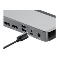 Produktbild för ALOGIC DX3 - dockningsstation - USB-C - 3 x DP - 1GbE
