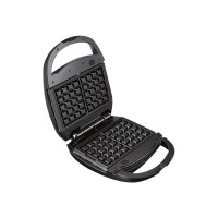 Produktbild för Tefal SNACK TIME 3PL SW342 - sandwichmaskin / våffeljärn / paninimaskin - svart/silver