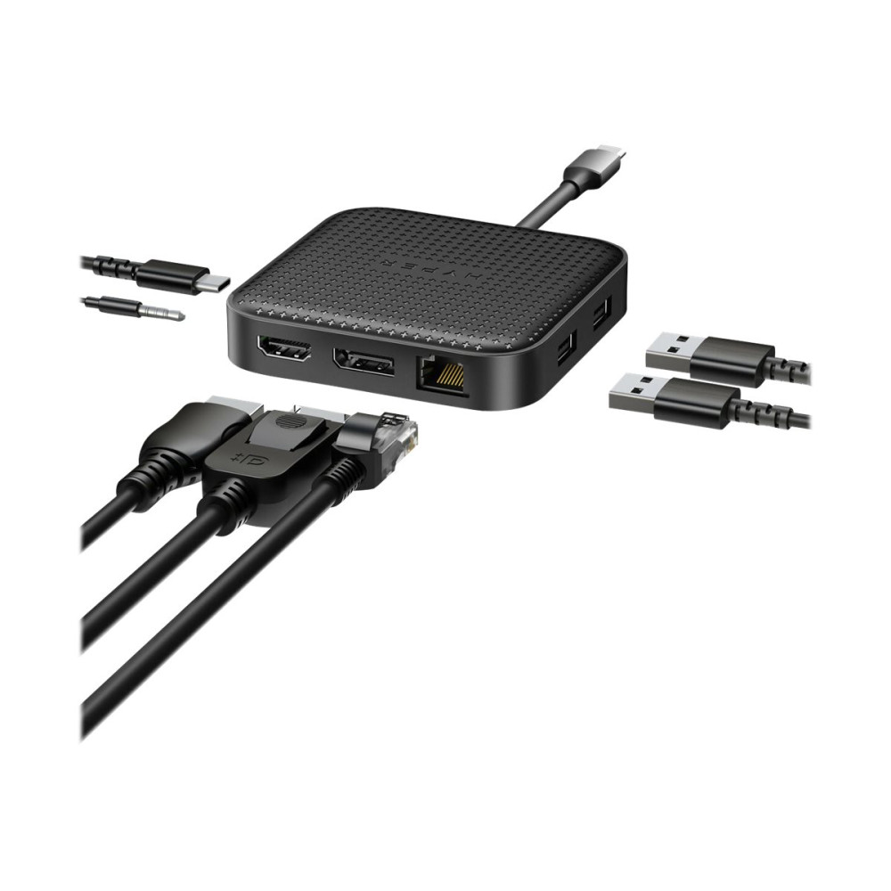 Produktbild för HyperDrive Mobile Dock - dockningsstation - USB4 - HDMI, DP - 1GbE