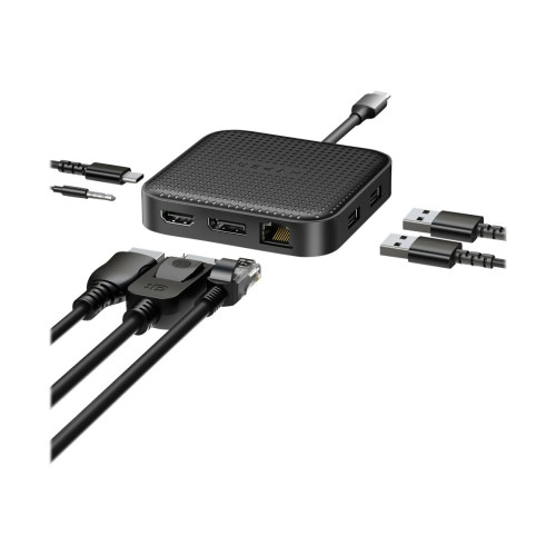 Targus HyperDrive Mobile Dock - dockningsstation - USB4 - HDMI, DP - 1GbE