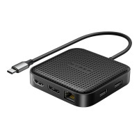 Produktbild för HyperDrive Mobile Dock - dockningsstation - USB4 - HDMI, DP - 1GbE