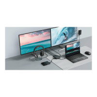 Produktbild för HyperDrive Mobile Dock - dockningsstation - USB4 - HDMI, DP - 1GbE