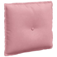 Produktbild för Ryggkudde Rosa 50 x 45 cm Kordread tyg