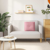 Produktbild för Ryggkudde Rosa 50 x 45 cm Kordread tyg