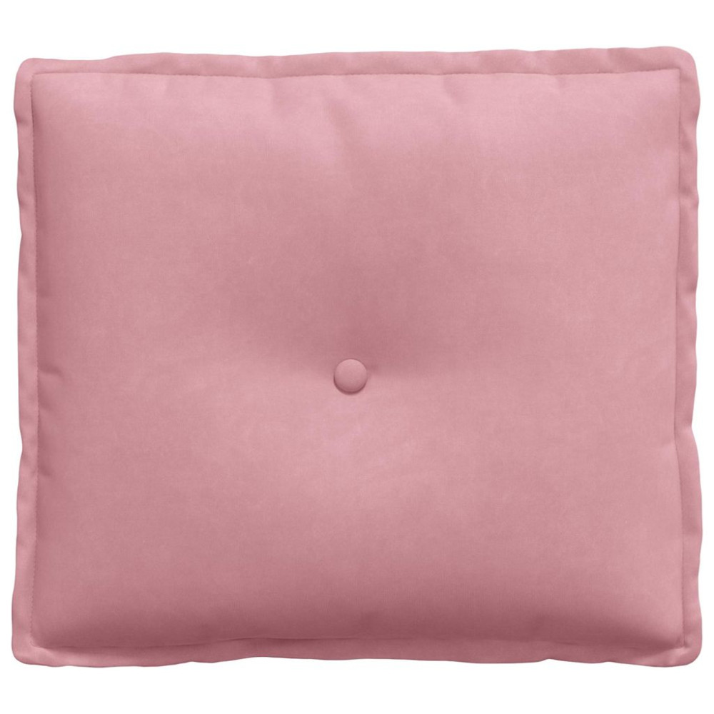 Produktbild för Ryggkudde Rosa 50 x 45 cm Kordread tyg