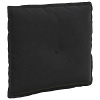 Produktbild för Ryggkudde Svart 50 x 45 cm Kordread tyg